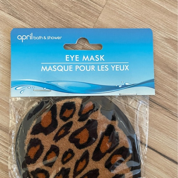 April bath & shower cheetah print sleep mask - Picture 2 of 3